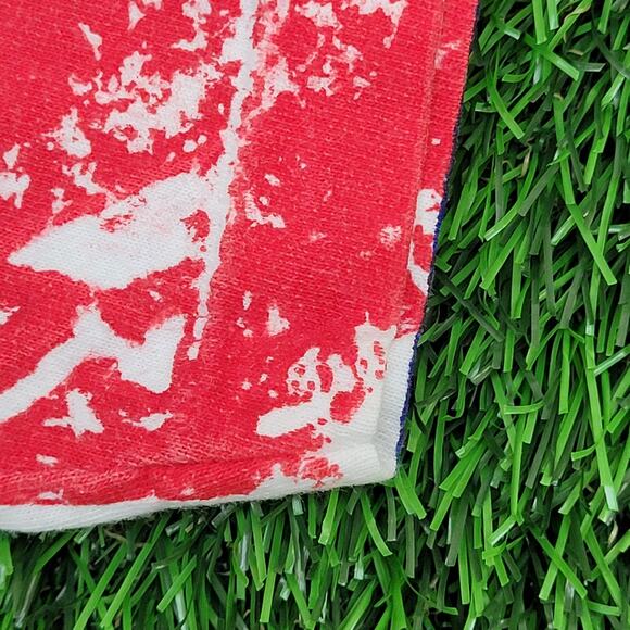 Vintage 80s American Flag AOP Shirt Womens Medium 18x26 USA - Picture 10 of 13